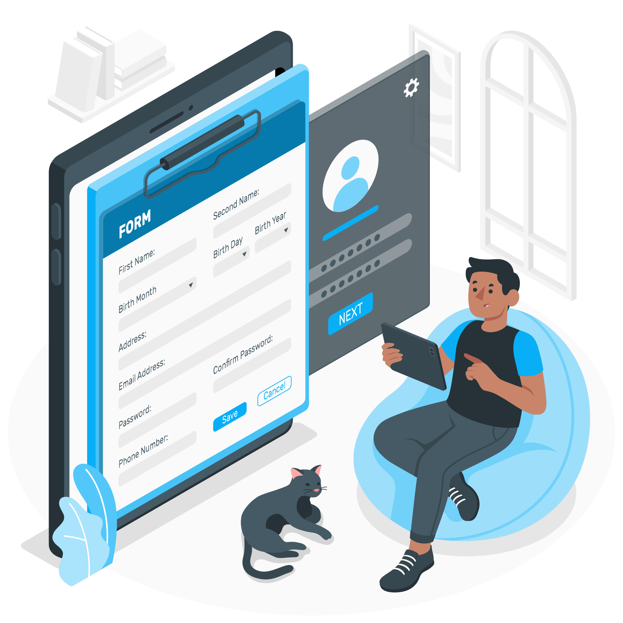 Image showing attention to instructions